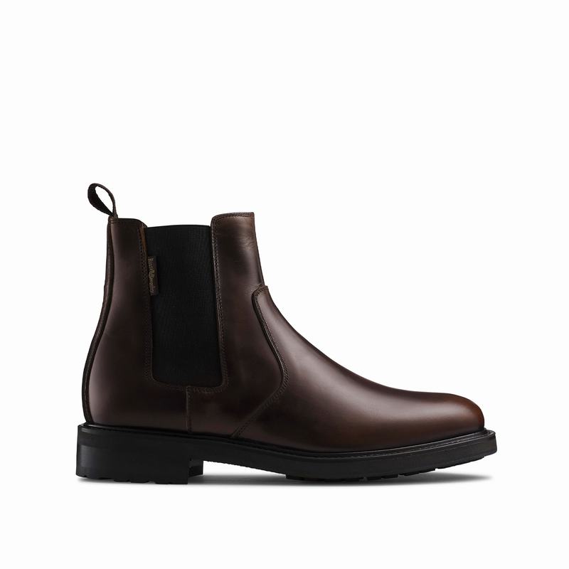 Russell & Bromley Wayside Mens Chelsea Boots Brown |JXI7814CF|